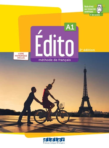 Edito A1  - Livre élève + livre numérique inclus