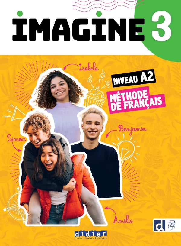 Imagine 3 – niv. A2 – Livre + didierfle.app