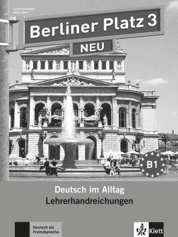 Berliner Platz 3 NEU Lehrerhandbuch(Teacher's manual)