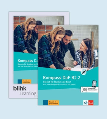 Kompass DaF B2.2 - Media Bundle Kurs- und Übungsbuch