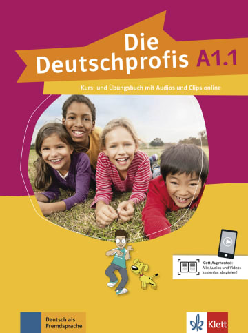 Die Deutschprofis A1.1  Kurs- und Übungsbuch mit Audios und Clips online (Course and Exercise book)