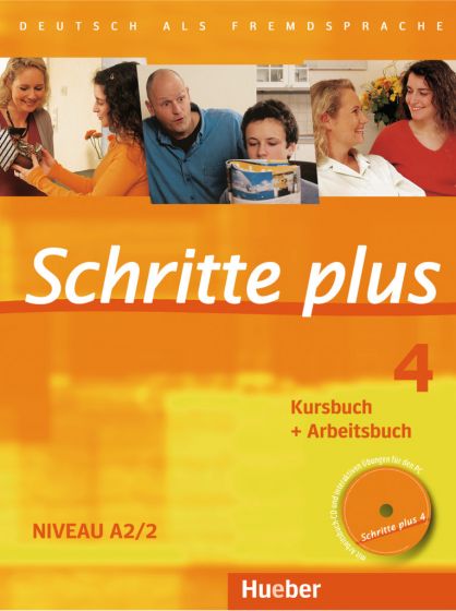 Schritte plus 4 Kursbuch + Arbeitsbuch mit Audio-CD