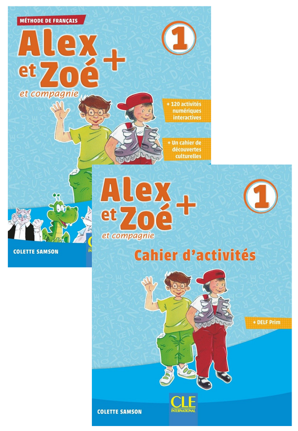 Alex Et Zoe 1-Niveau A1.1 Livre De L'Eleve+Cahier D’Activités+ Cd ( 2 Book Set )