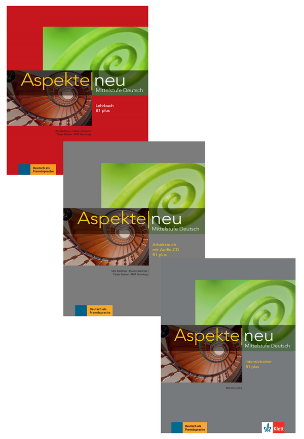 Aspekte Neu B1 Plus Textbook + Workbook + Intensivtrainer Audios Downloadable