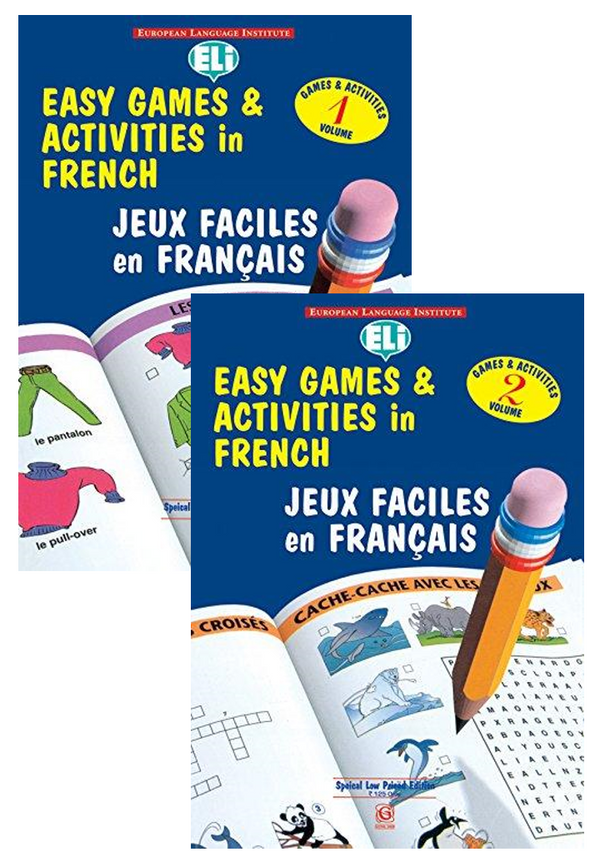 Easy Games & Activities In French Volume-1+2