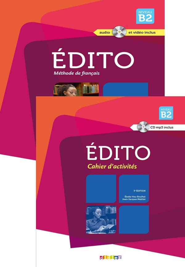 Edito 4-B2 Textbook+Workbook+CD+DVD (2 Book Set)