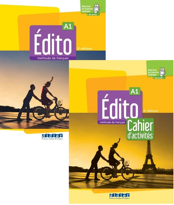 Edito A1 Livre de l eleve +Cahier d activites - Edition 2022