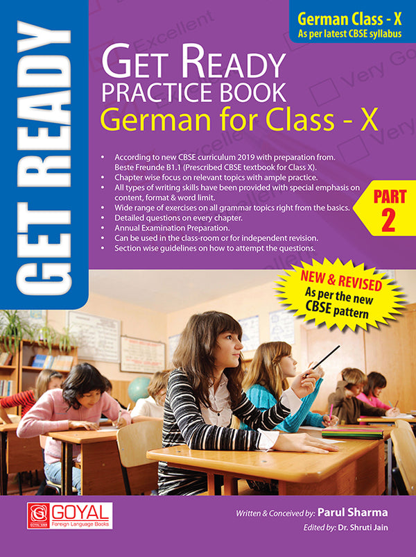 Get Ready Practice Book German for Class-X (Part 2)