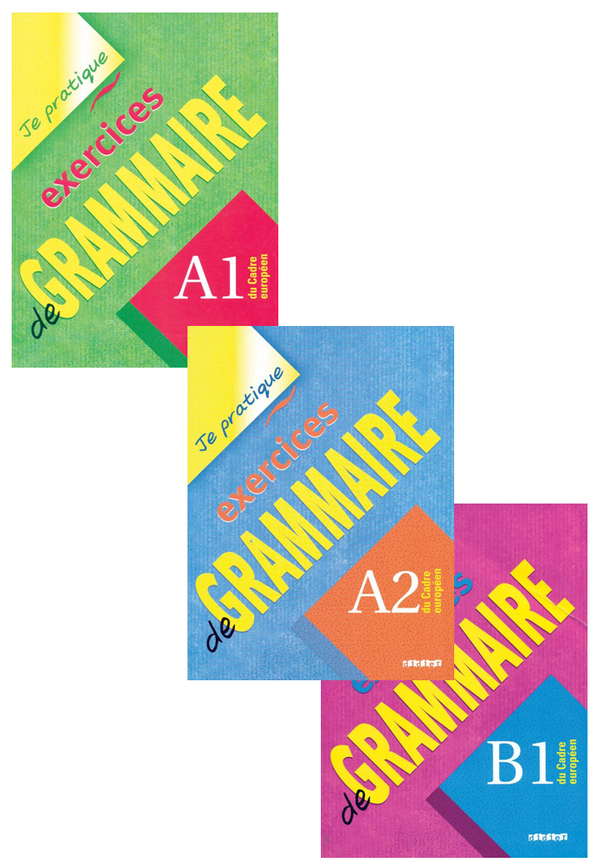 Je Pratique Exercice De Grammaire A1+ A2+ B1 (3 Books Set)