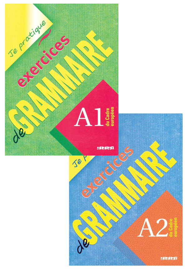 Je Pratique Exercice De Grammaire A1+ A2 (2 Book Set )