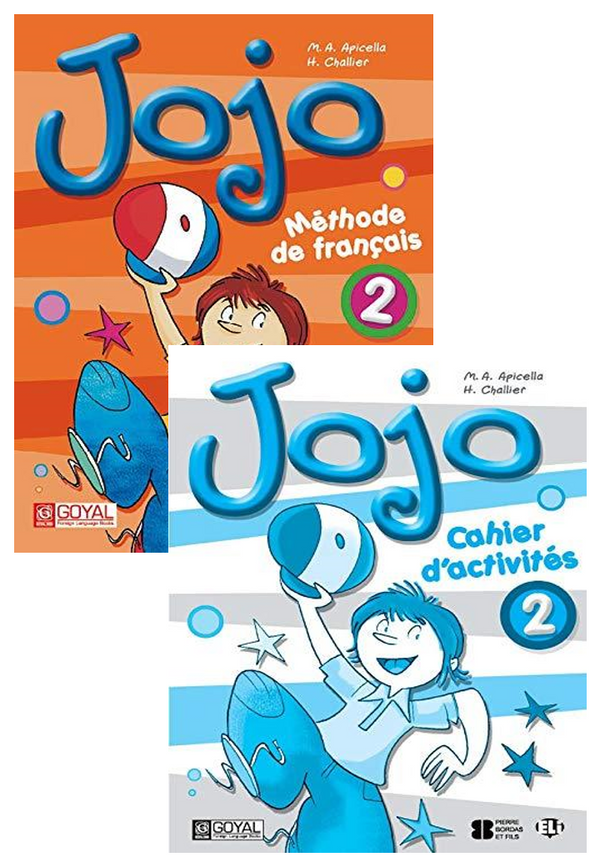 Jojo 2 Methode De Francais +Cahier D'Activites+Cd Audio