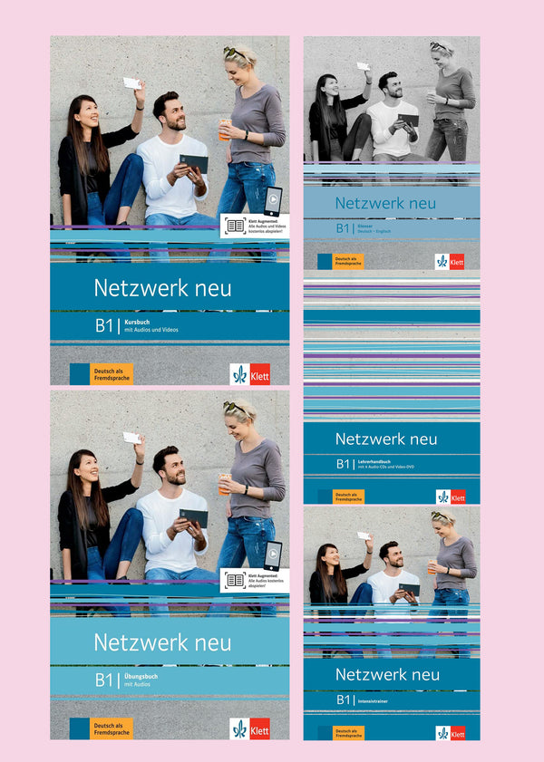 Netzwerk Neu B1-Kursbuch +Ubungsbuch+ Glossar +Intensivtrainer+Lehrerhandbuch Audio CD Downloadable ( Set Of 5 )