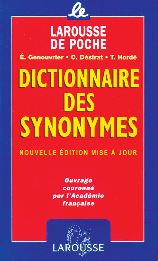 Larousse De Poche Dictionnaire Des Synonyms