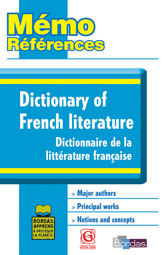 Mémo Références Dictionary of French Literature