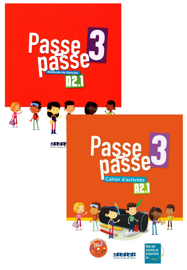 Passe-Passe 3 Livre De L’Élève+Cahier D’Activités Fle + Cd Mp3
