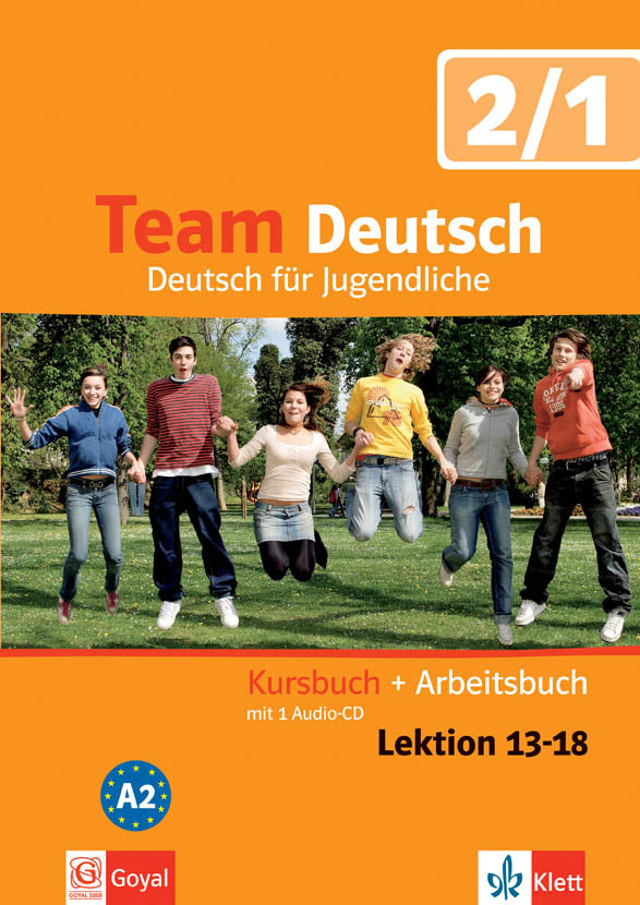 Team Deutsch 2/1 book Prescribed by CBSE Board (With Audios)