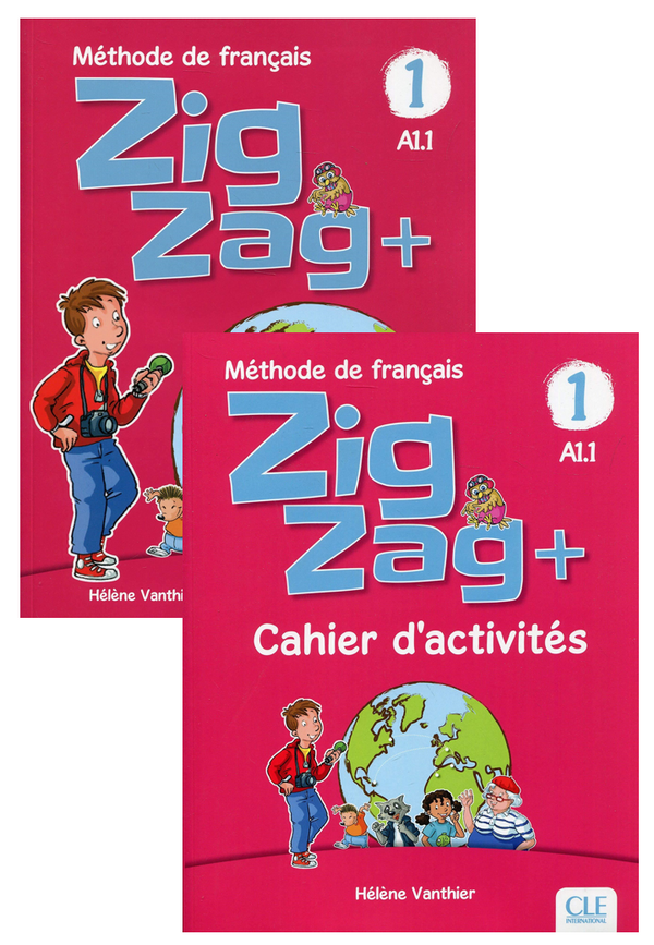 Zigzag + 1 Livre De L'Élève+Cd Audio+Cahier D'Activités ( 2 Book Set )