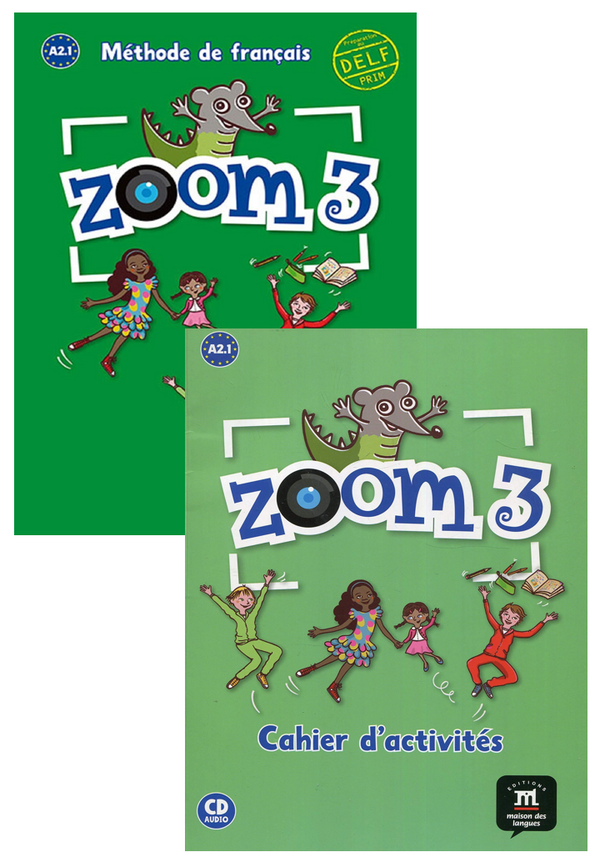 Zoom – 3 Livre De L'Élève+Cahier D'Activités Fle + Cd Audio