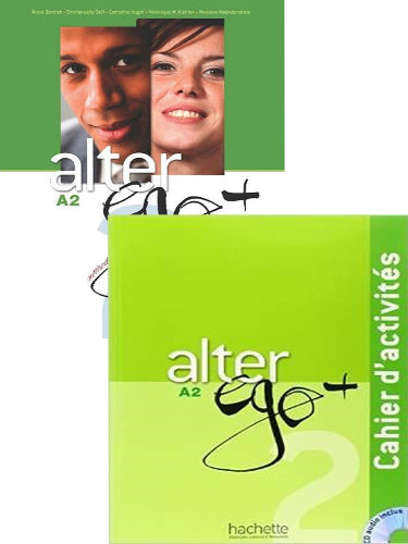 Alter Ego+2-A2 Textbook+Workbook+CD+DVD (2 Book Set)