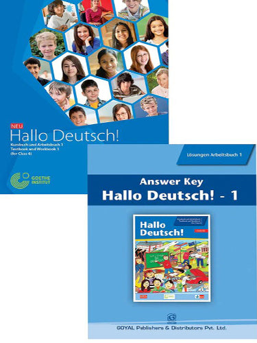 Hallo Deutsch 1 Textbook + Workbook (Audios Downloadable) +Answer Key